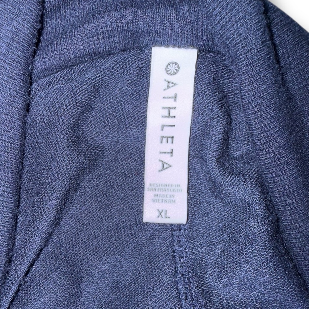 ATHLETA Pranayama Wrap with Shawl Collar - Navy XL - Picture 6 of 12